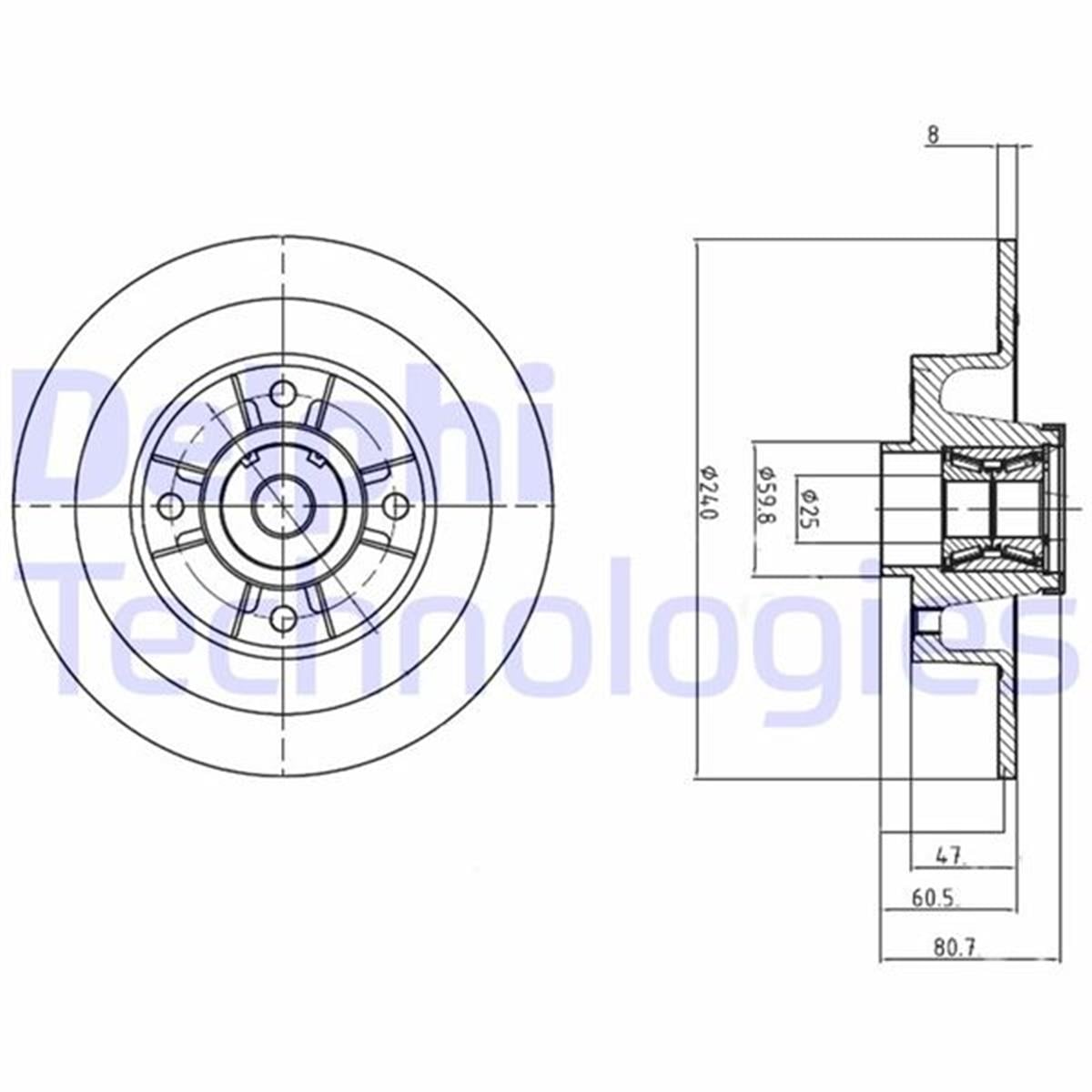 Renault Megane 2 Modus Clio 3 Fren Aynası Arka 7701207823-432005338R-86600018