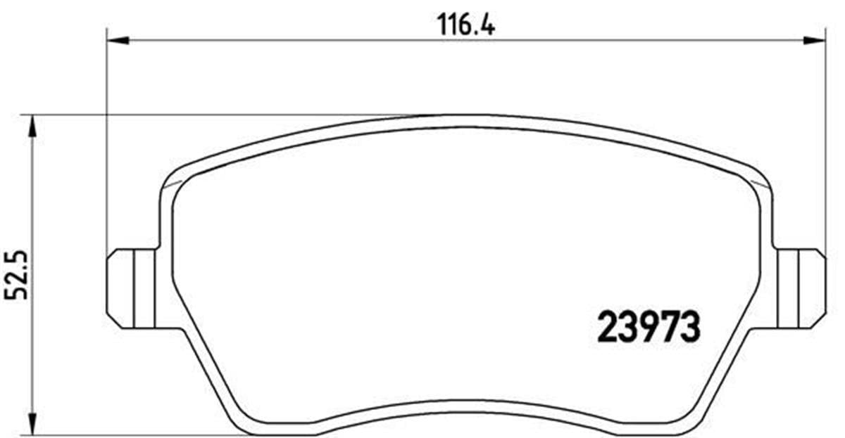 Brembo Renault Clio 3 Duster Megane 4 Fren Balatası Ön Xtra Line 410608481R
