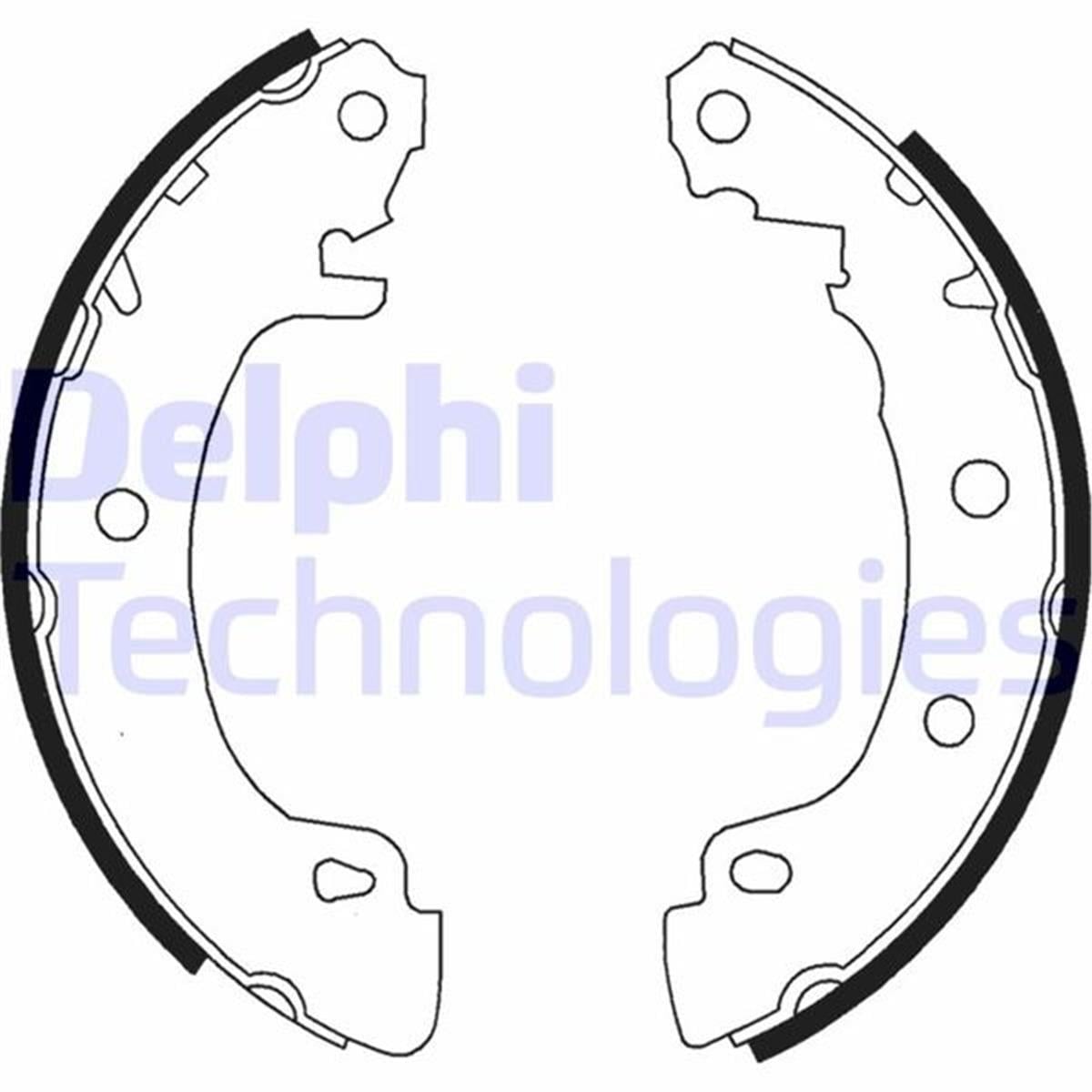 Renault Megane 1 Arka Fren Balatası Pabuçlu Delphi (96-03) 203X38mm
