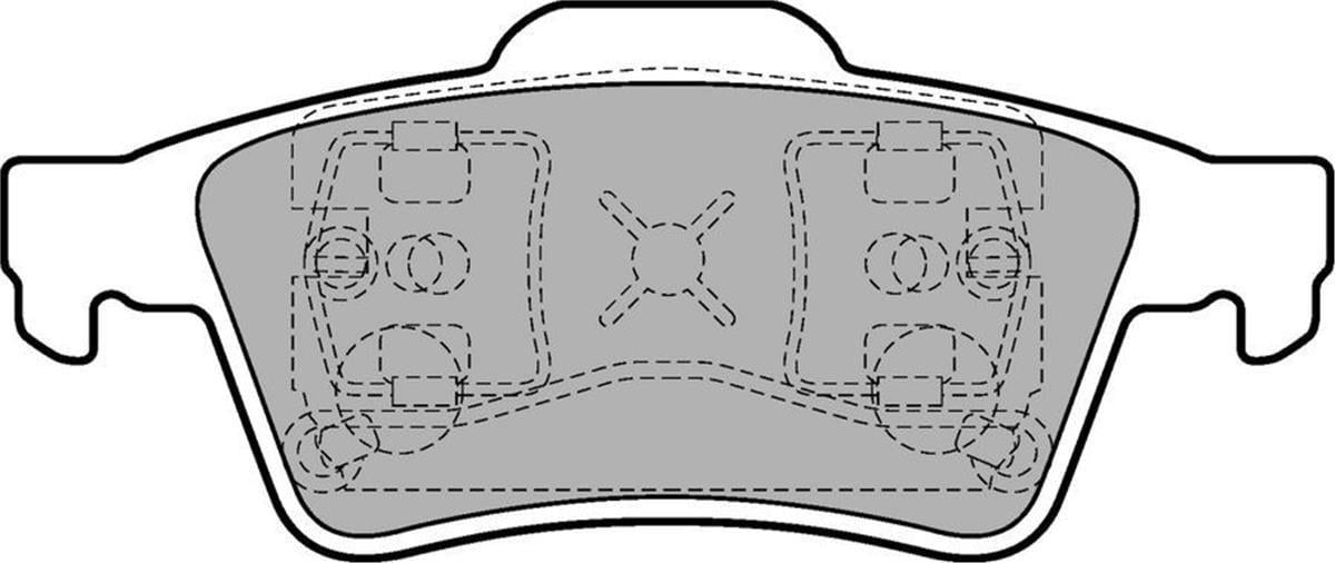 Renault Megane 2 Latitude Opel Vectra C Ford Focus 2 C-Max Arka Balata Delphi