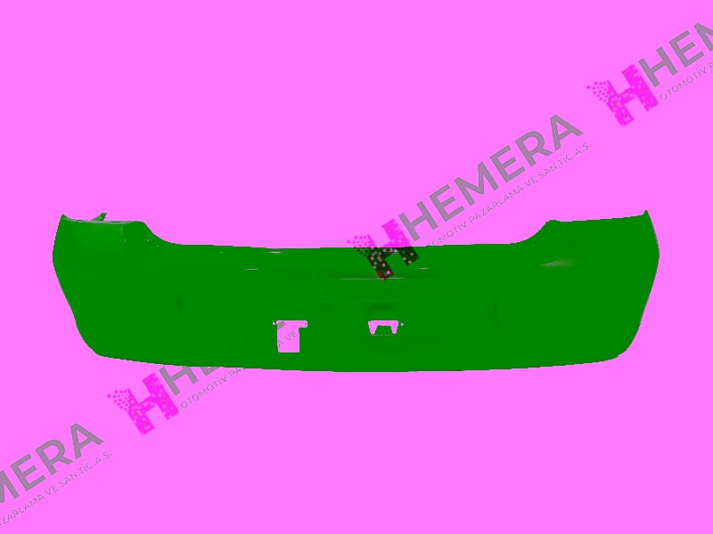 Renault Clio Symbol Arka Mat Siyah Tampon PULO