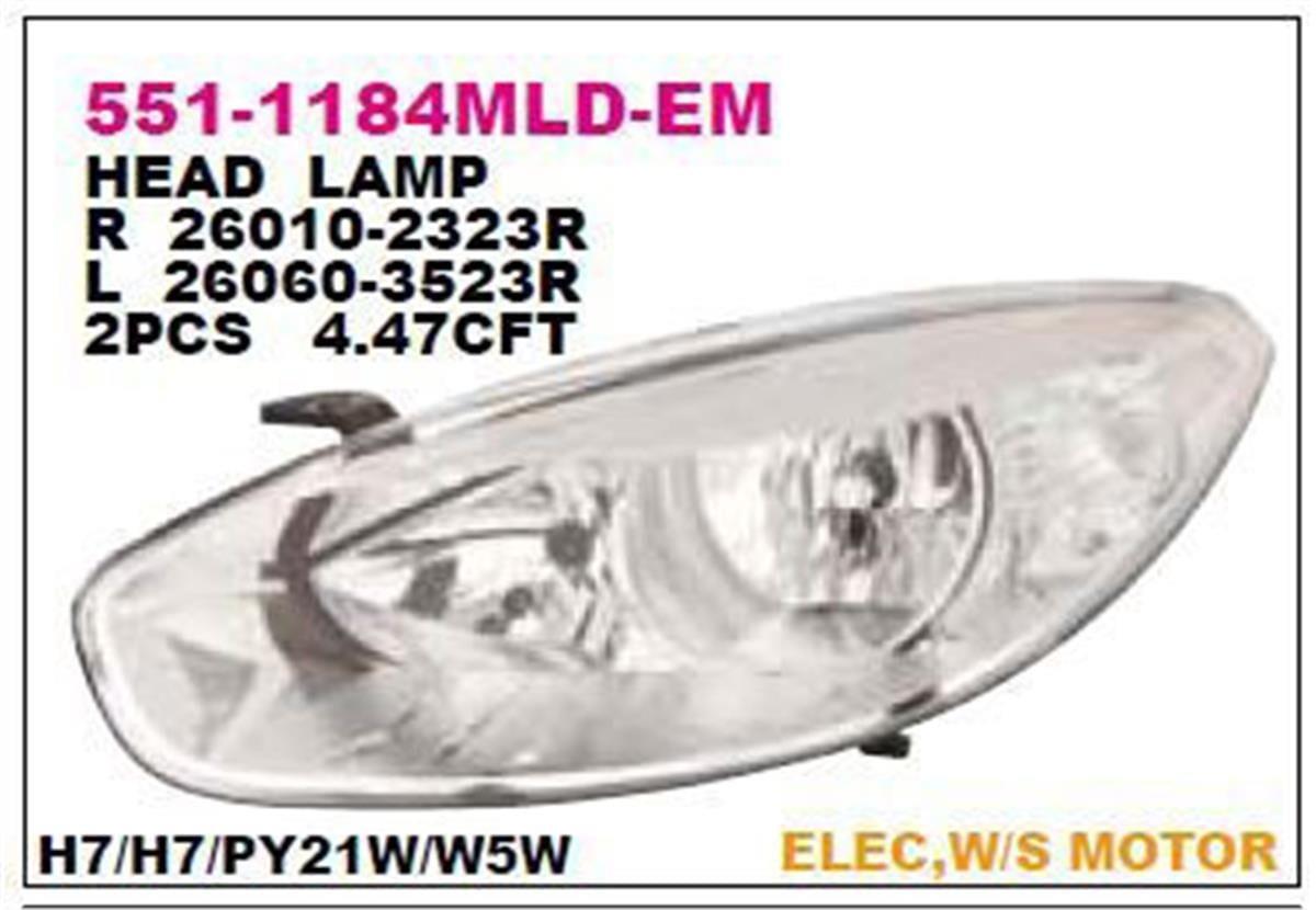 Renault Fluence Sağ Far Depo (2010 Ve Üzeri) 260105345R