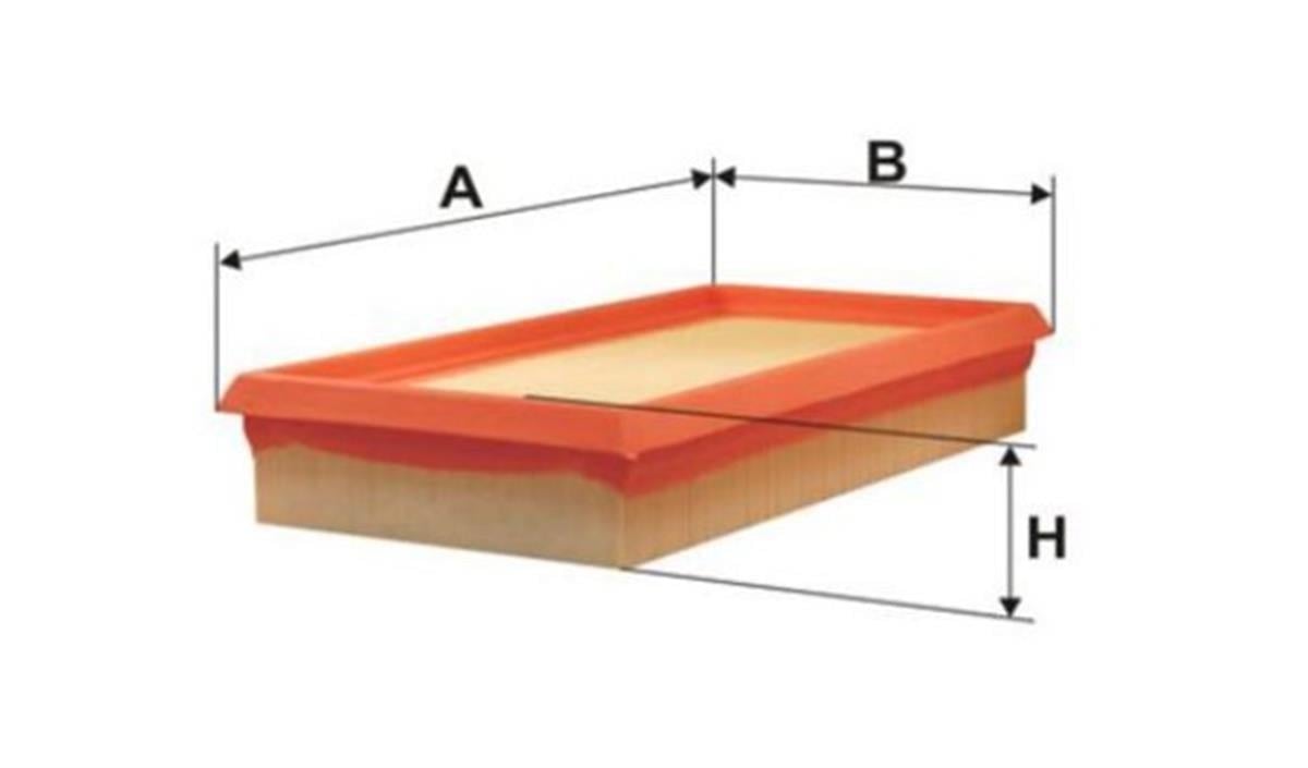 Dacia Solenza Renault Clio Kangoo Megane I 1.9D Hava Filtresi Grat
