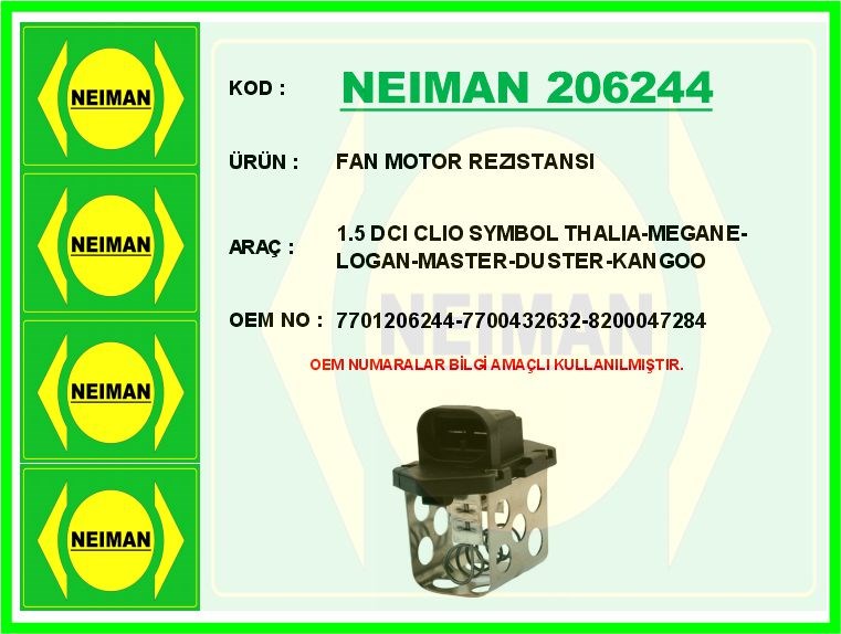 Renault Clio Symbol Thalia Megane Logan Master Duster Kangoo Fan Motor... BESCHER