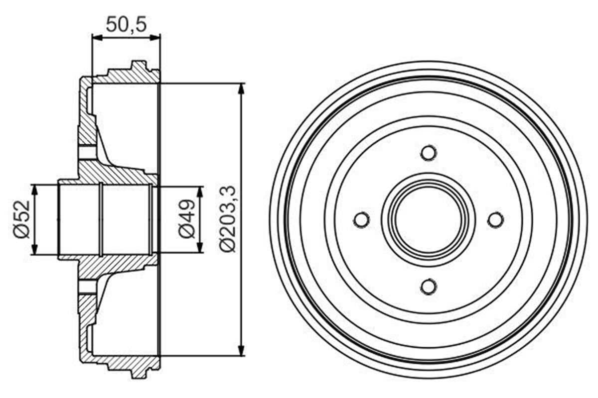 Renault Clio 3 Arka Fren Kampanası 8200276843-432021782R