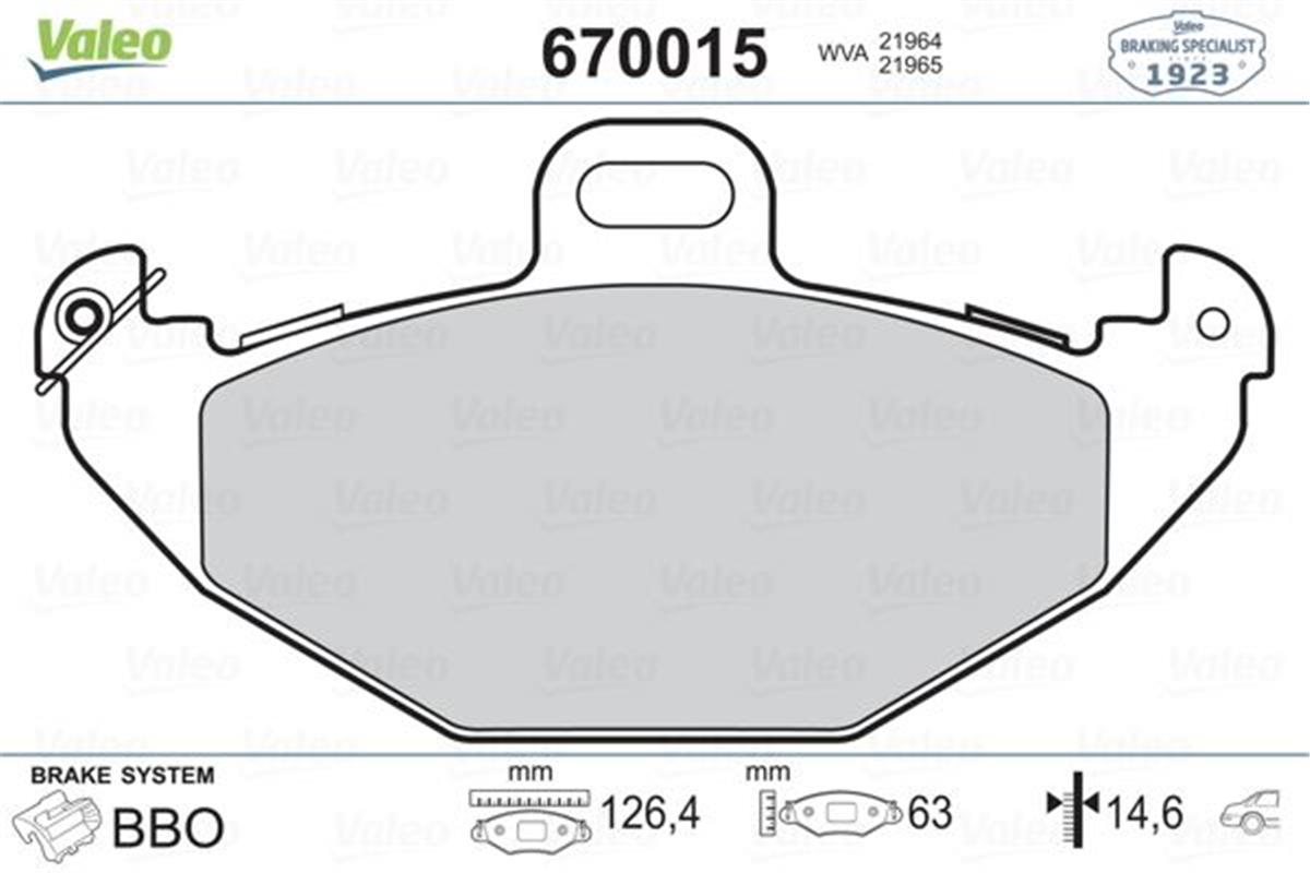 Renault Laguna Espace 3 Arka Fren Balatası 7701205491-8671016192-86710059
