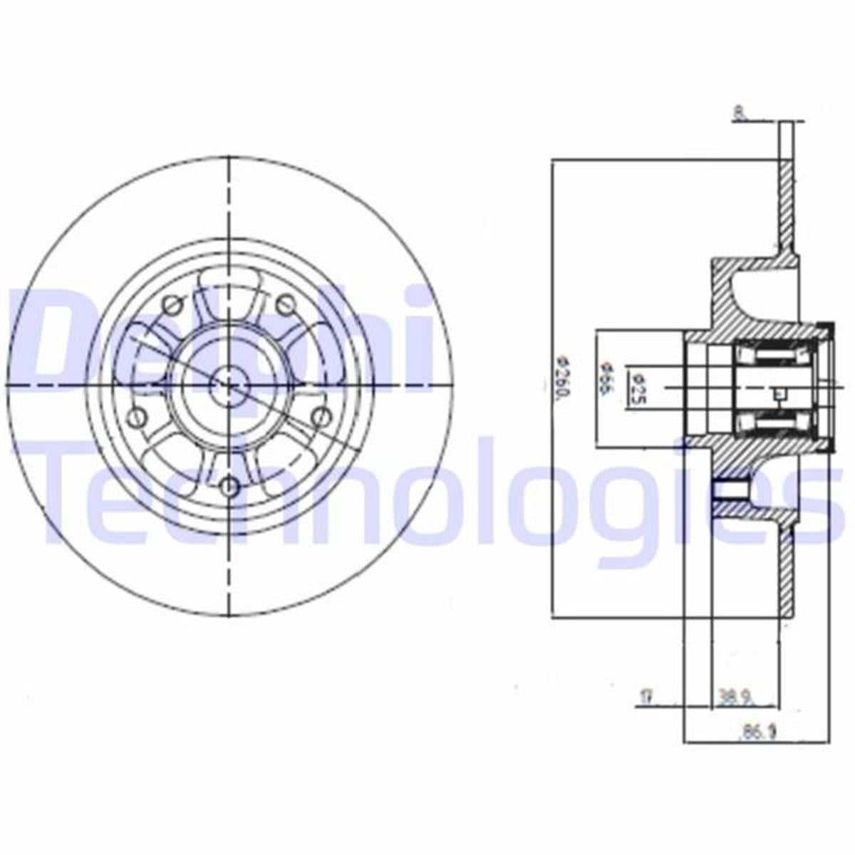 Renault Megane 3 (2009>) Arka Fren Aynası Rulmanlı 432001539R-432001868R-43200759