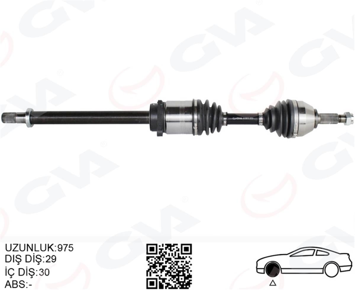 Renault Koleos (2008-2014) 2.0 Dci Ön Aks Sağ 39100Jy04a-39100Jd74a-39100974