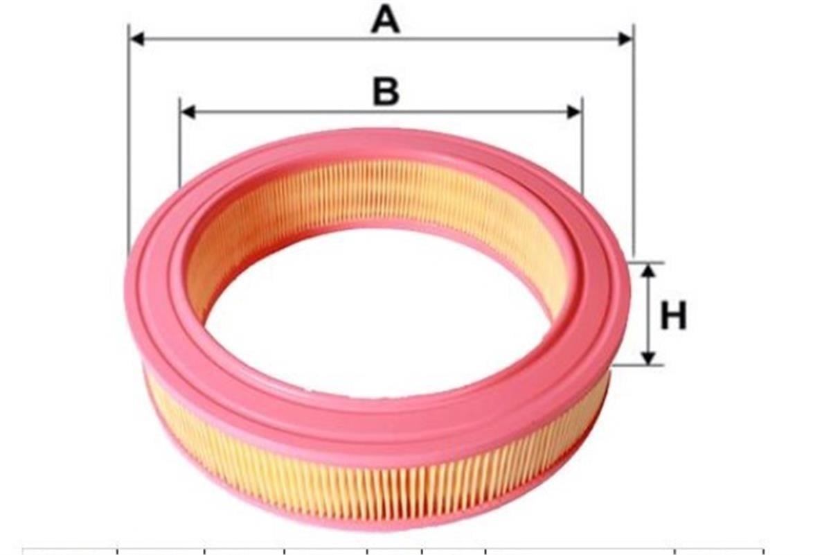 Renault R19 Clio Megane 1.4İ Flash 1.7 Hava Filtresi Çerçeveli Grat