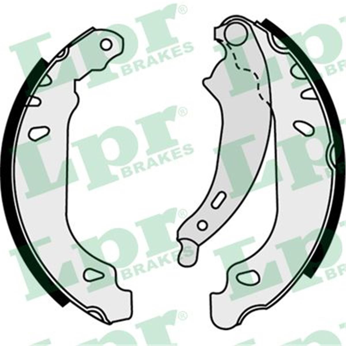 Renault Clio 2 (98>) Symbol 2 (08>) Arka Pabuç Balata 180X40