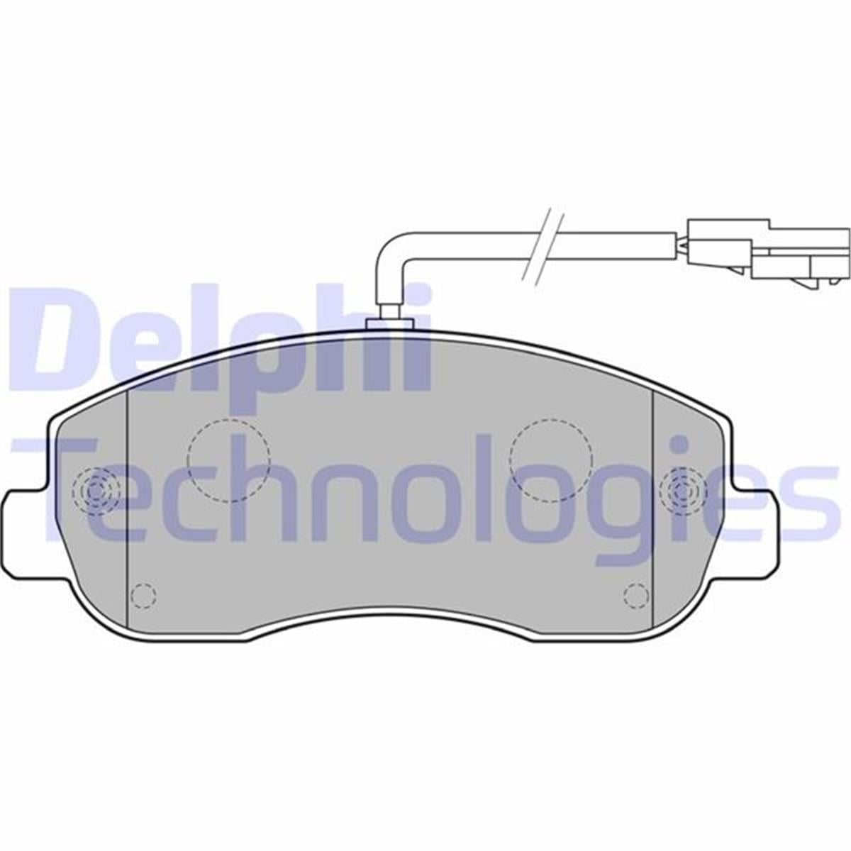 Opel Movano Renault Master 3 Fren Balatası Delphi 163Mm