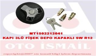 Renault 12 SW Metal Kapı 3'lü Fişek Depo Kapaklı MITA