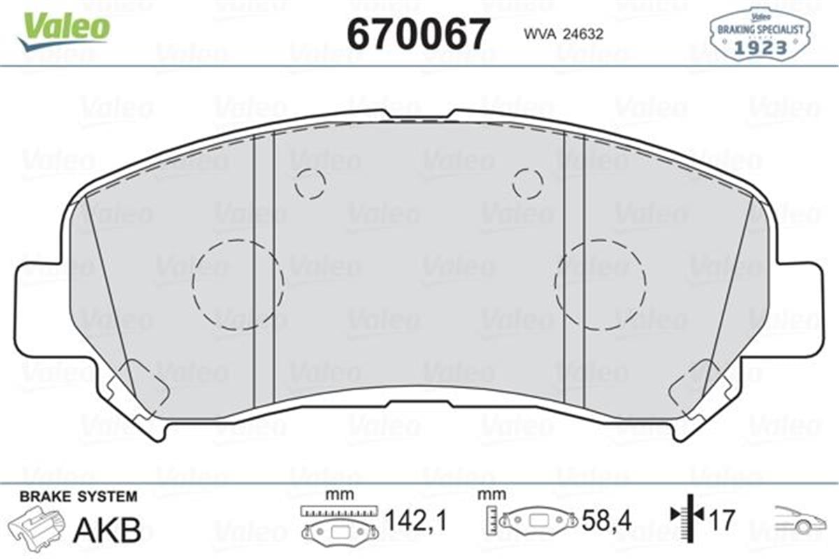 Nissan Qashqai Xtrail Renault Koleos Ön Balata 410600023R-D1060jd00a-Wva24632