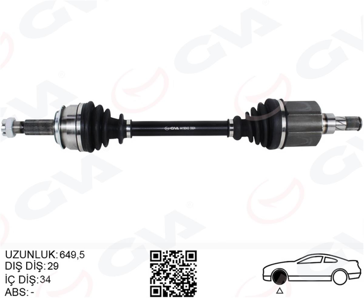 Ön Aks Sol Renault Kadjar 1.5 Dci (2015>) 8201413313-391011681R