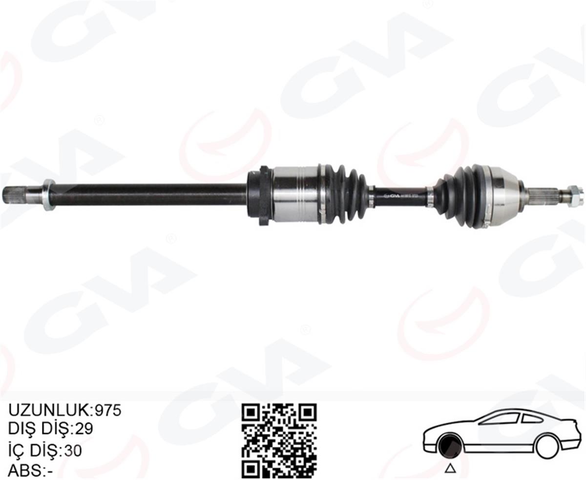 Renault Koleos (2008-2014) 2.0 Dci Ön Aks Sağ 39100Jy04a-39100Jd74a-39100974