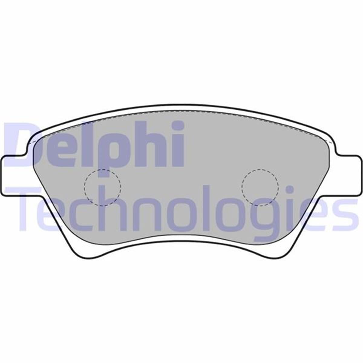 Renault Megane 2 Delphi Ön Fren Balatası (136Mm - 2003 Ve Üzeri)