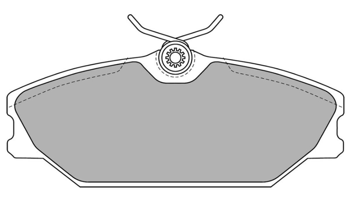 Renault Laguna Megane 2 Fren Balatası Delphi (99-) 129Mm