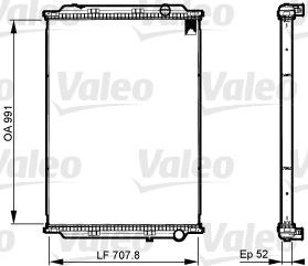 Renault Trucks Premium II Radyatör Çerçevesiz VALEO