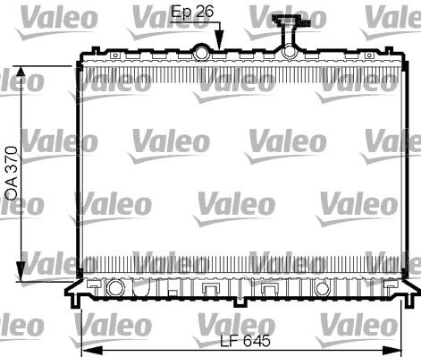 Kia Rio II Radyatör Mekanik VALEO