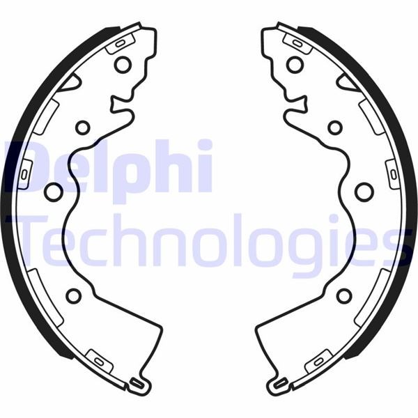 Kia Rio Arka Fren Pabucu DELPHI