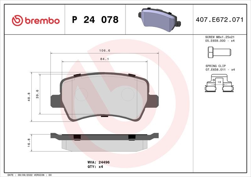 Ford S-Max Galaxy III Volvo S60 S80 V60 V70 XC60 XC70 Land Rover Freelander... BREMBO
