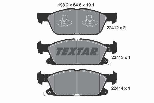 Ford S-Max Ön Fren Balatası TEXTAR