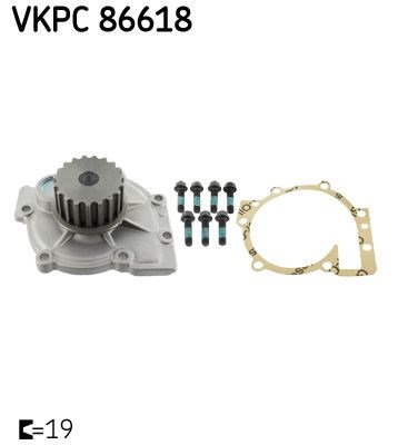 Volvo S40 S60 S80 V40 V50 C30 C70 XC70 Devirdaim Su Pompası SKF
