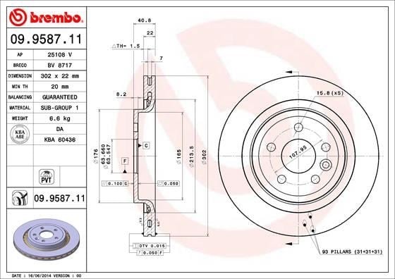 Volvo S60 Arka Fren Aynası BREMBO