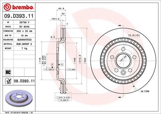 Volvo S60 Arka Fren Aynası BREMBO