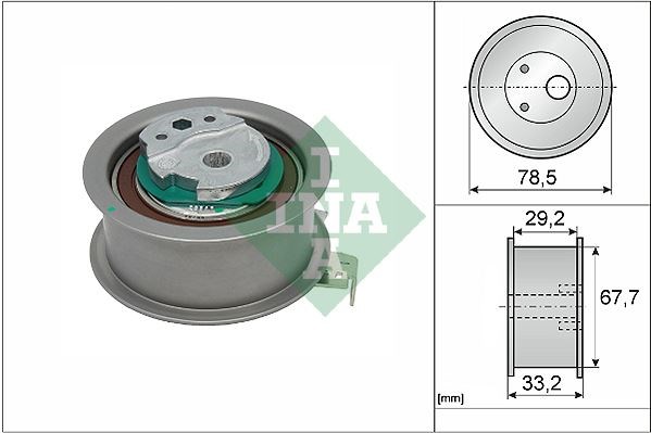 Volvo S60 S80 S90 V40 V60 V90 XC60 XC90 XC7 Eksantrik Germe Makarası INA