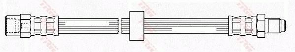 Volvo S60 XC70 S70 S80 Arka Fren Hortumu TRW