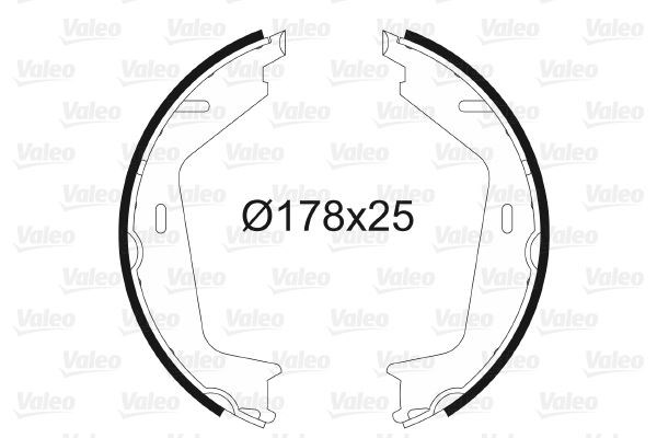 Volvo S60 El Fren Pabuç Balata [01-4.10] VALEO