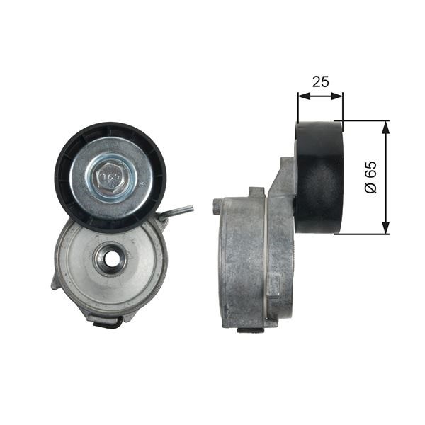Volvo S80 Alternatör Gergi Rulmanı 2.0TDI GATES