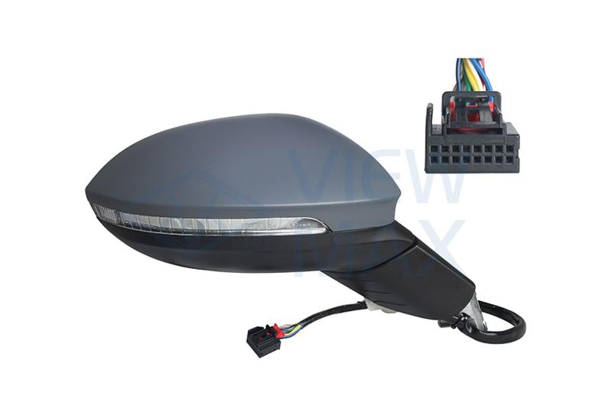 Sag Ayna Komple Dıs Bukey Ayak Lambalı Astarlı Kapak Vw Golf 11Pın