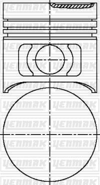 Citroen Saxo Peugeot 106 205 Piston Segman STD YENMAK