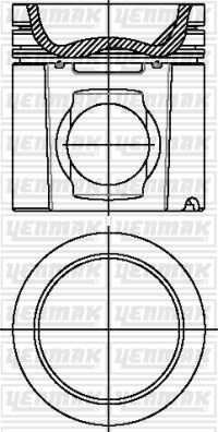 Scania DC11 Piston Segman Q127.0MM STD YENMAK