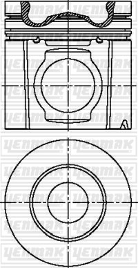Scania Piston Segman Q127.0mm STD YENMAK