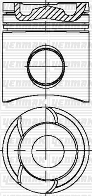 Scania Piston Segman Q127.0mm STD YENMAK