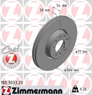 Fiat Scudo 21> Zafira Life 19> Vivaro C 19> Jumpy III 16> Expert 16> Toyota... ZIMMERMANN