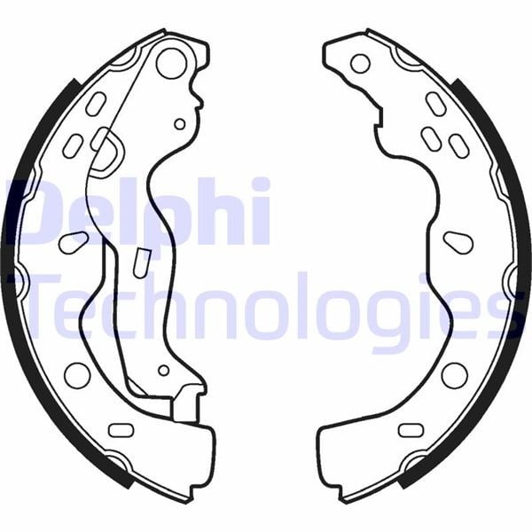 Fiat Sedici Arka Fren Pabucu DELPHI