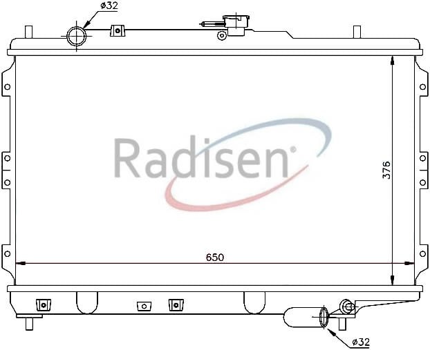 Kia Sephia 1.5 Radyatör RADISEN