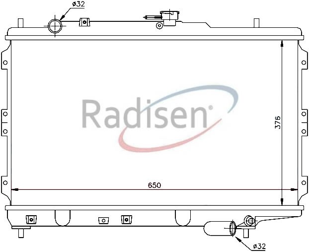 Kia Sephia 1.5 Radyatör RADISEN