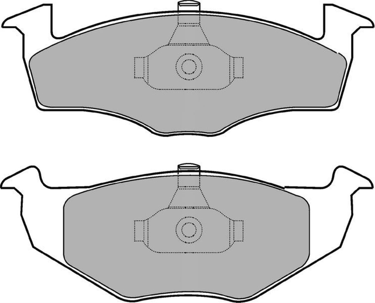 Delphi Fabia Polo (95-09) Fox (05-) Ön Fren Balatası (141Mm)