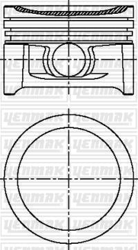 Smart 600T Piston Segman 0.50 YENMAK