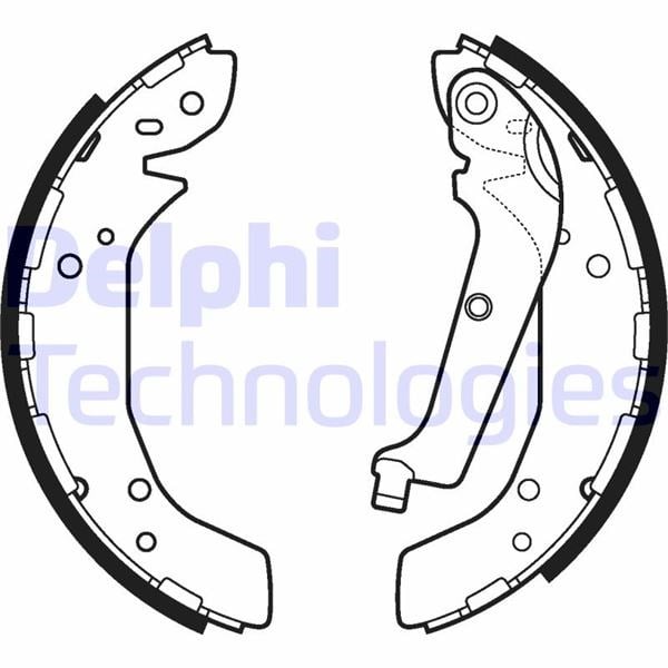 Hyundai Sonata Arka Fren Pabucu DELPHI