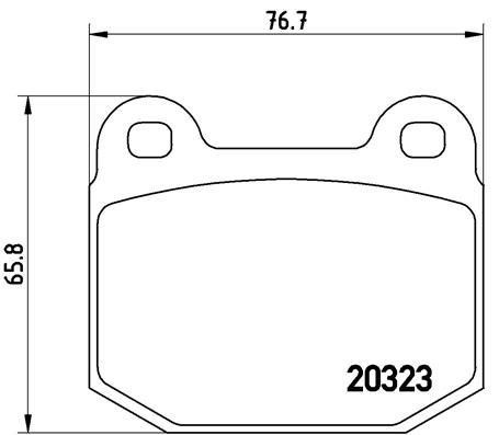 Opel Speedster Ön Disk Fren Balatası VALEO