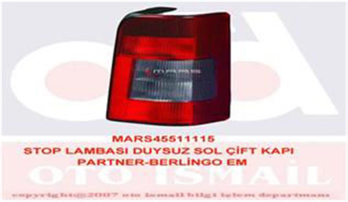 Stop Lambası Duysuz Sol Çift Kapı Partner-Berlingo Em