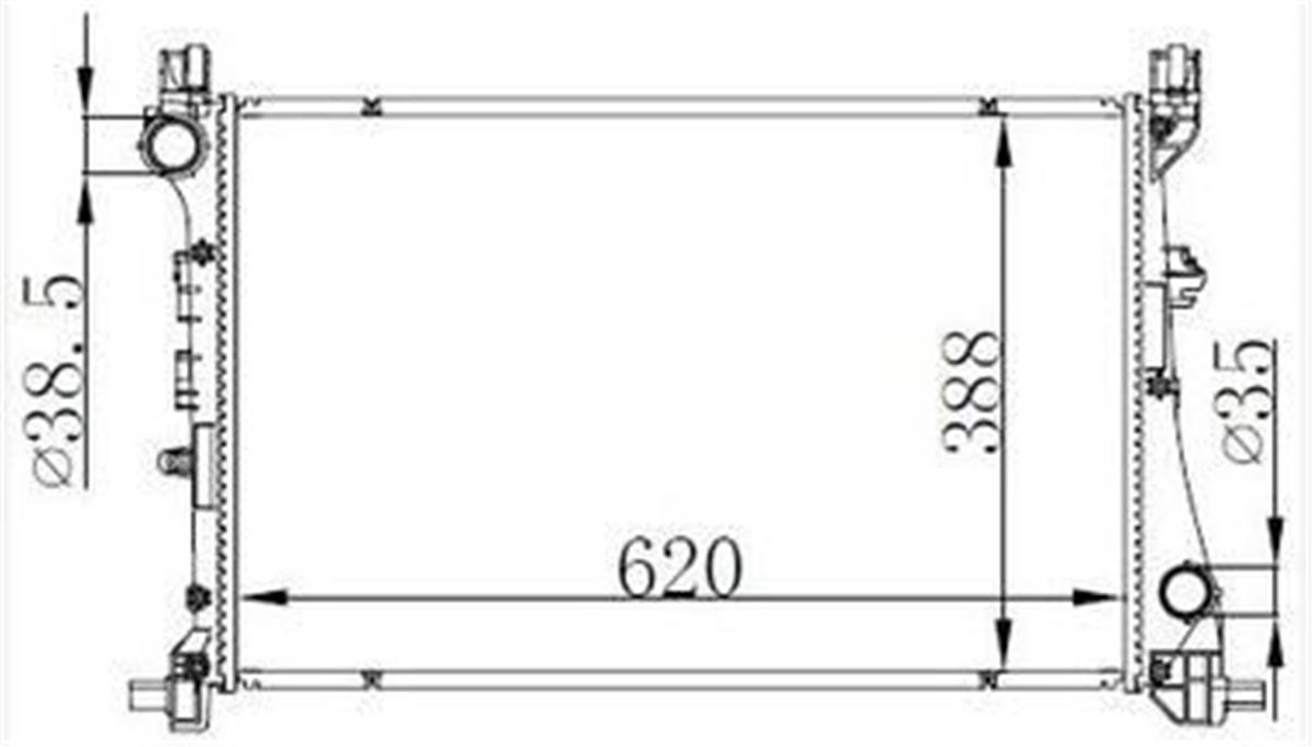 SU RADYATORU BRAZING  FIAT EGEA 1.3 MJET 1.4 15-