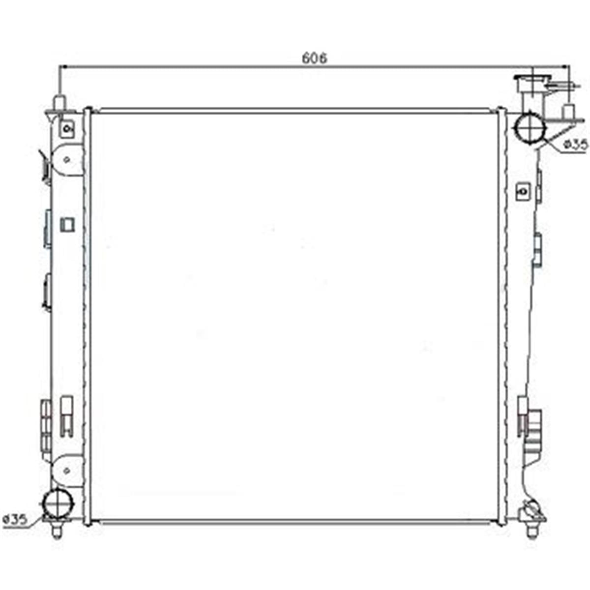 SU RADYATORU BRAZING HYUNDAI IX35 KIA SPORTAGE 1.7 CRDI 2.0 CRDI 4WD 2010-