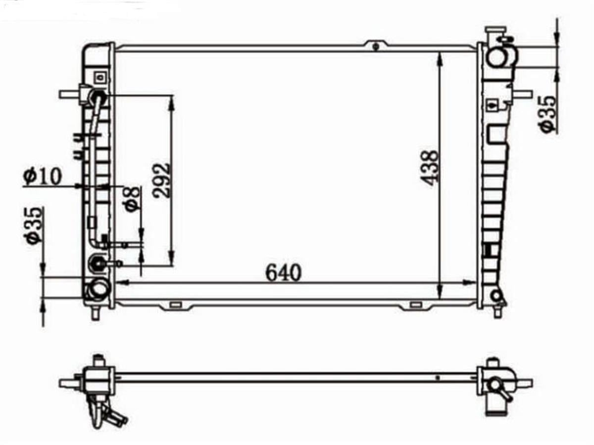 SU RADYATORU BRAZING HYUNDAI TUCSON SPORTAGE 2,0 CRDI 2004-2010 AT